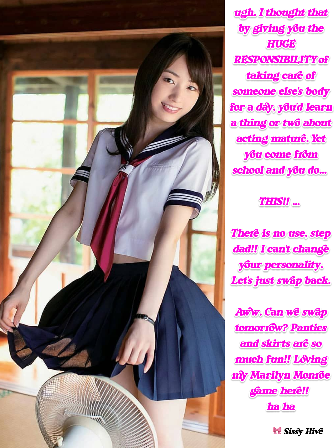 Sissy Schoolgirl Caption