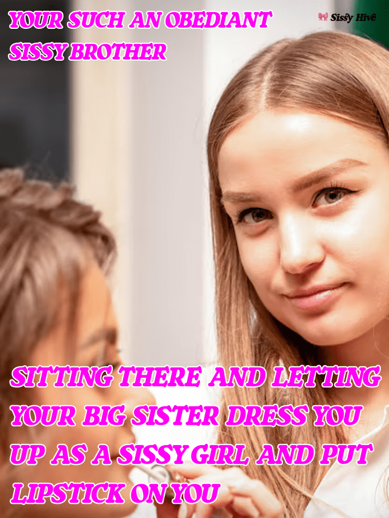 Sissy Lipstick Captions