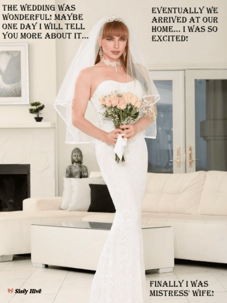 Sissy Bride Captions 4