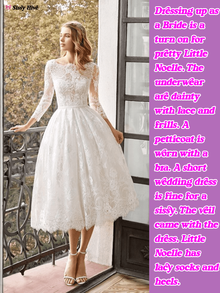Sissy Bride Captions 8