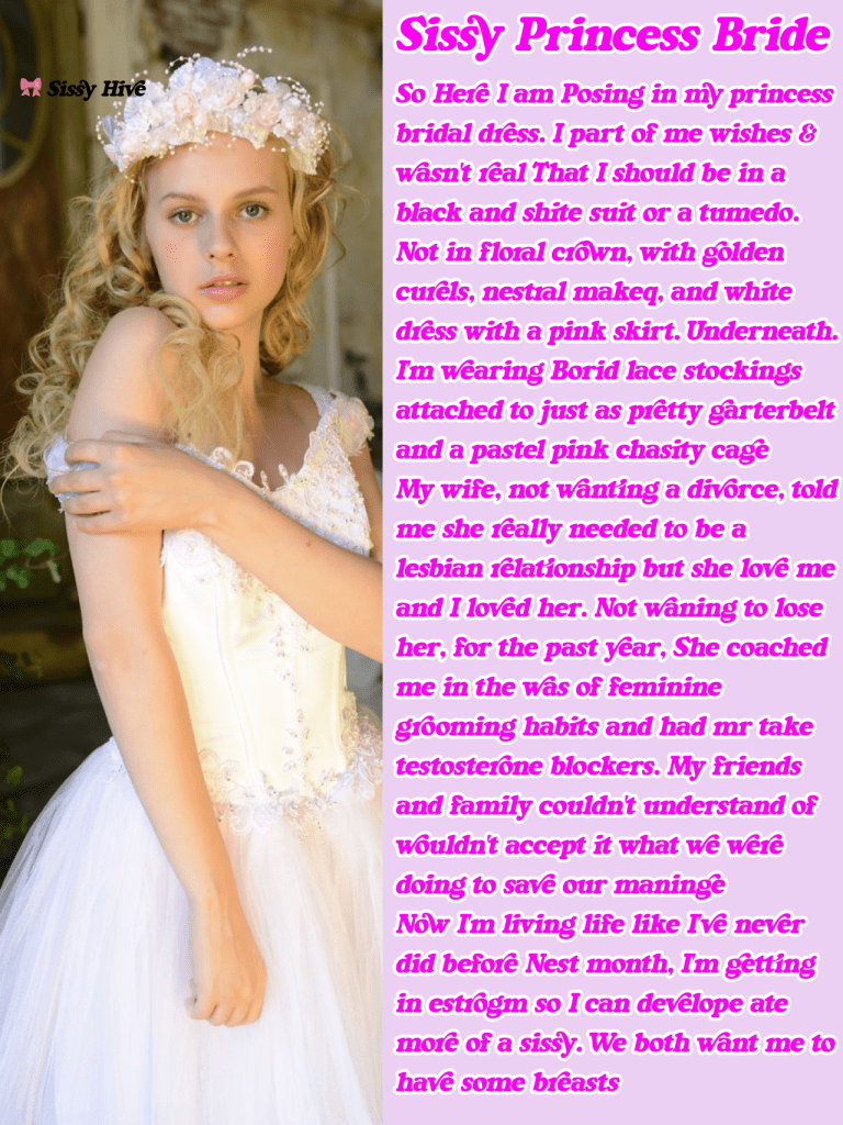Sissy Bride Captions 9