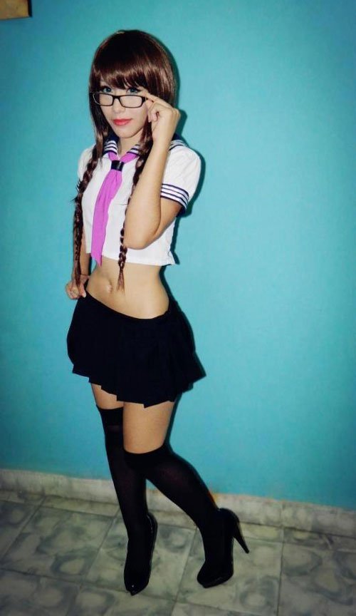Boys Dressed as Cute Girls