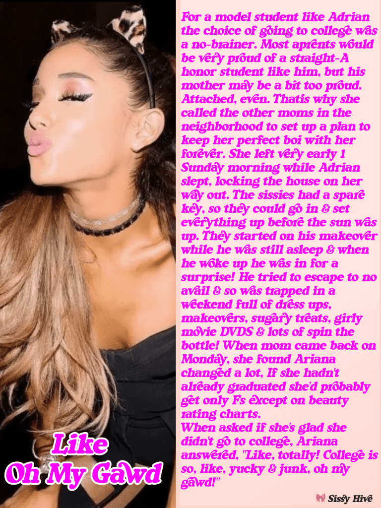 Ariana Grande Sissy Caption 13