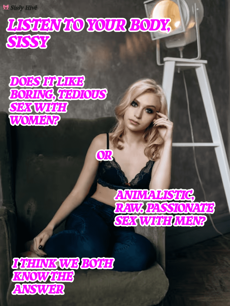 Sissy Encouragement Caption 2