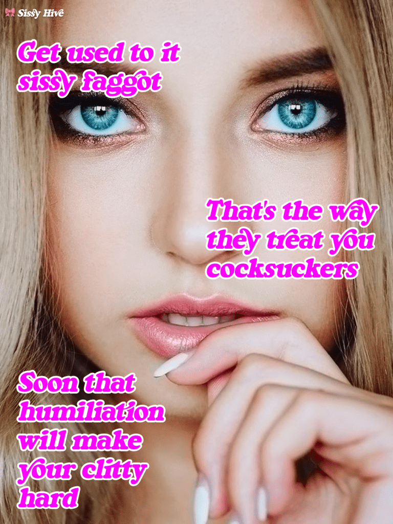 Sissy Faggot Caption 1