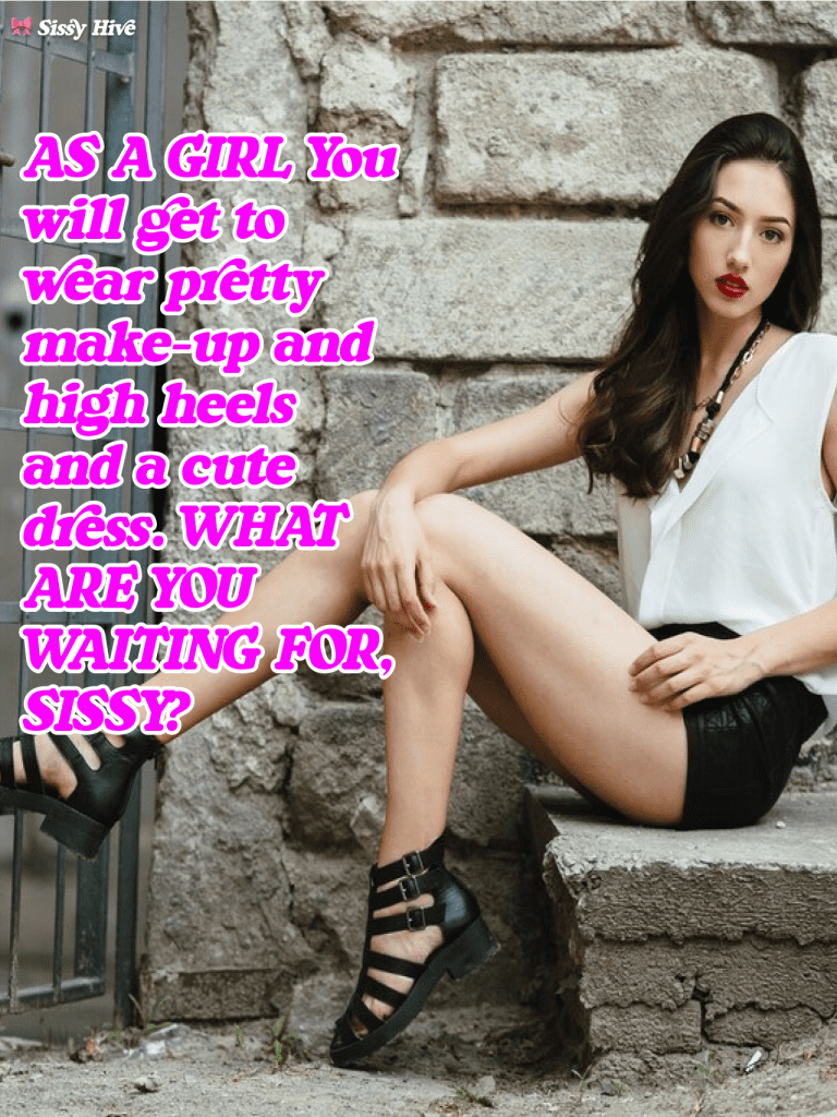 Sissy Heels Caption 10