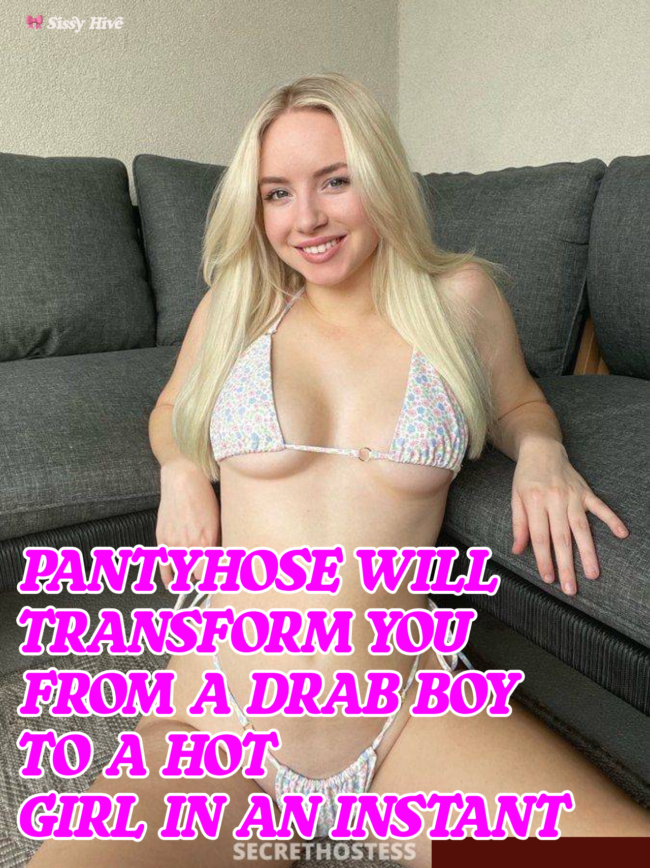 Sissy Pantyhose Captions 10