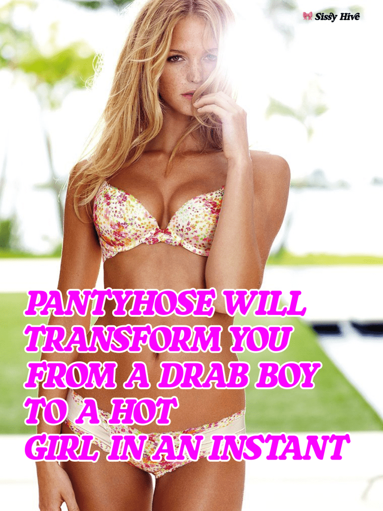 Sissy Pantyhose Captions 5