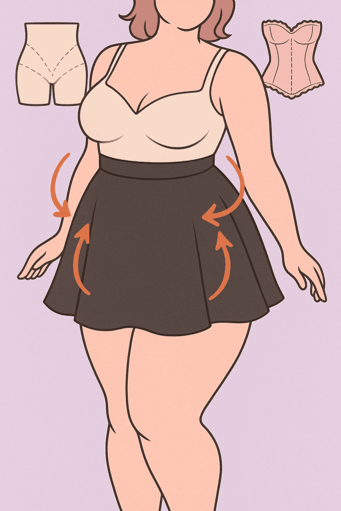 Dress Feminine for Your Body Type – Big Belly or Round Midsection