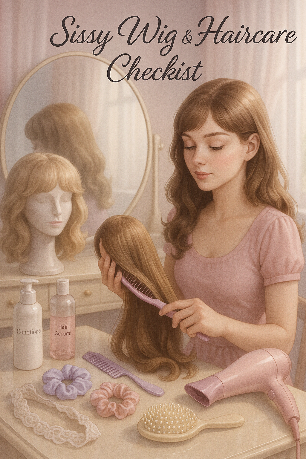 Sissy Wig & Haircare Checklist​