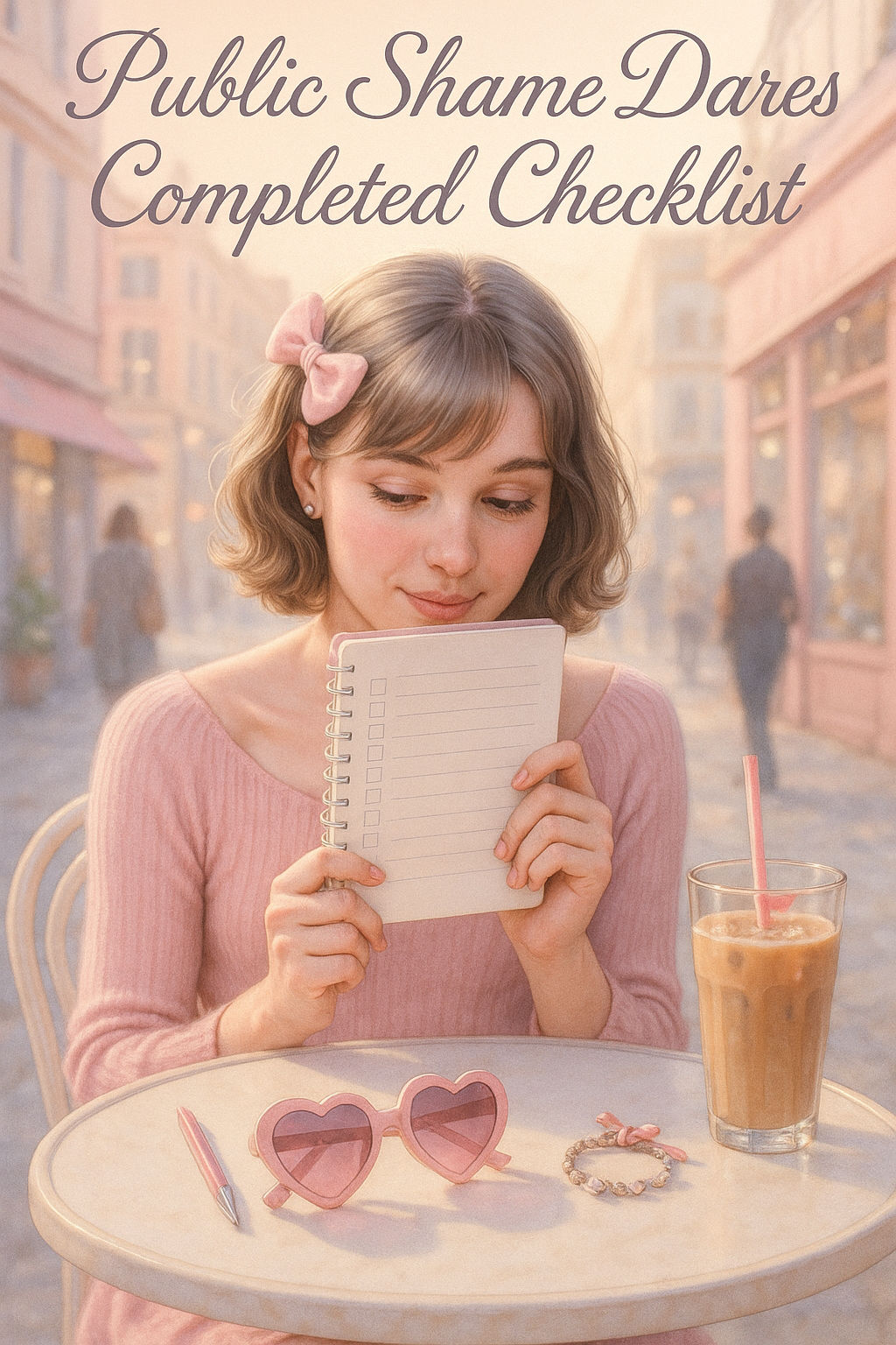 Public Shame Dares Completed Checklist​