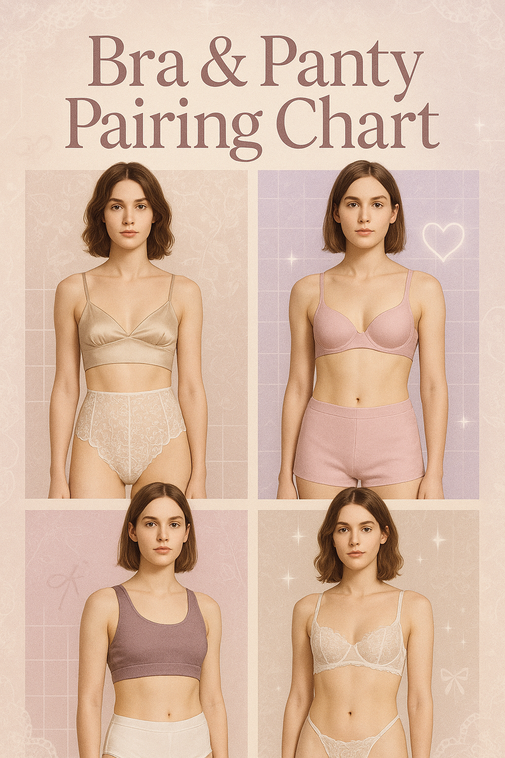 Bra & Panty Pairing Chart​