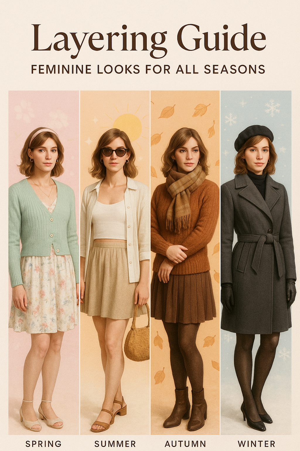 Layering Guide: Feminine Looks for All Seasons​