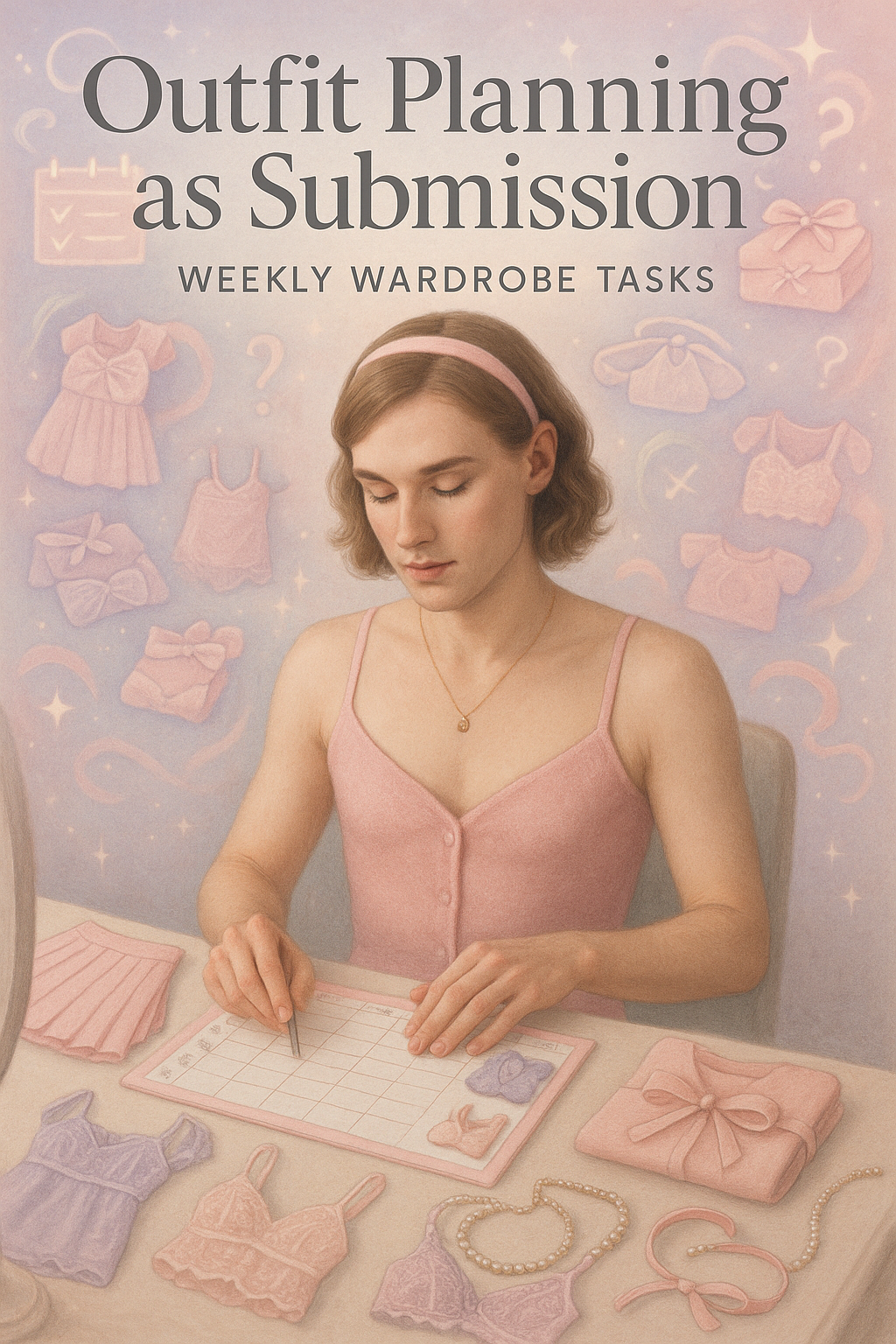 Outfit Planning as Submission: Weekly Wardrobe Tasks​