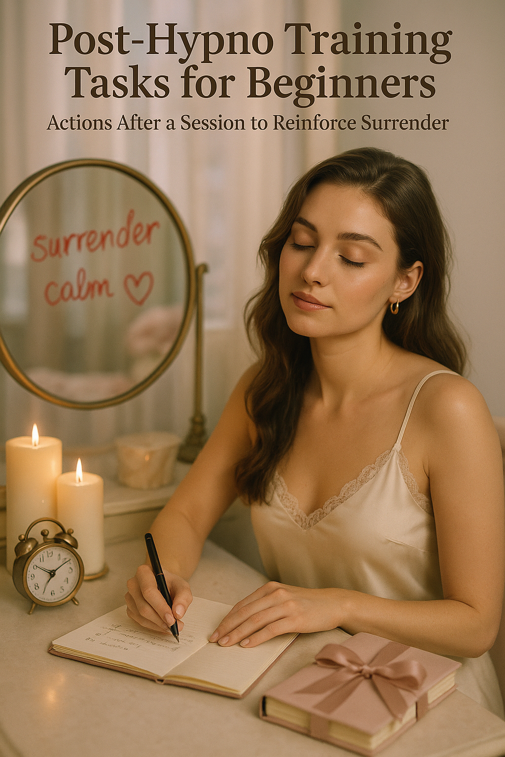 Post-Hypno Training Tasks for Beginners – Actions after a session to reinforce surrender​