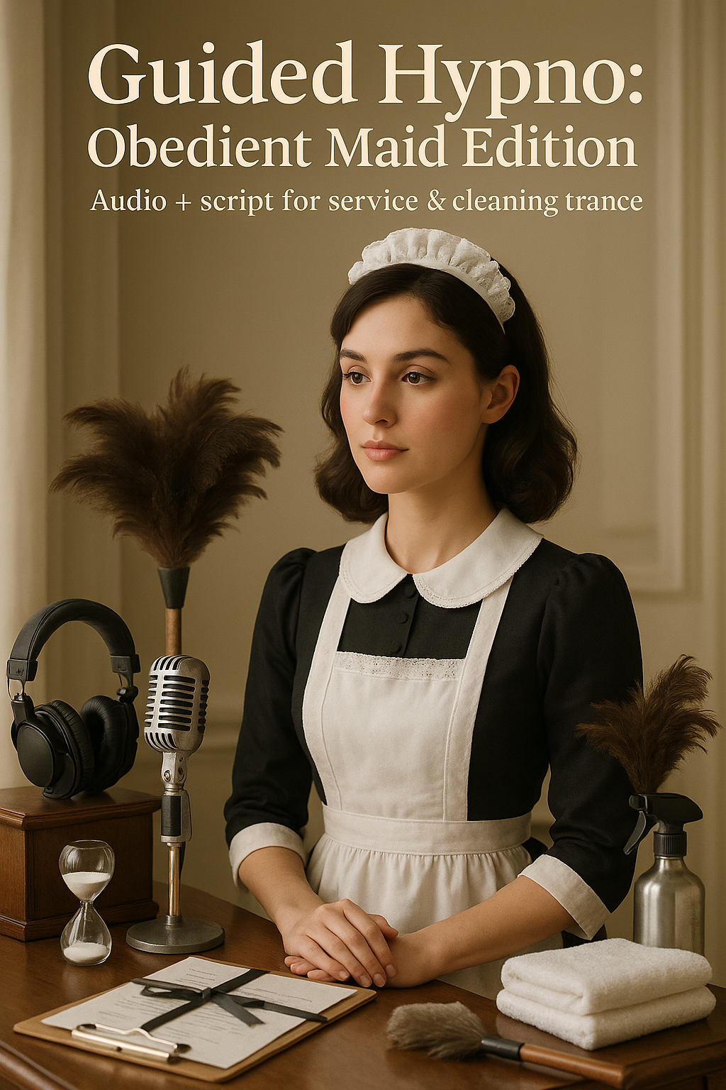 Guided Hypno: Obedient Maid Edition – Audio + script for service & cleaning trance​