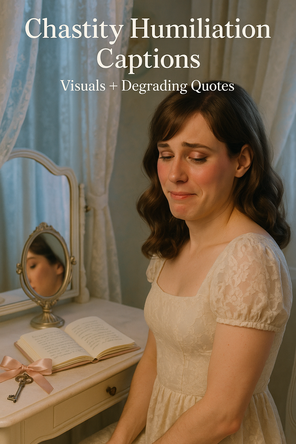 Chastity Humiliation Captions – Visuals + degrading quotes