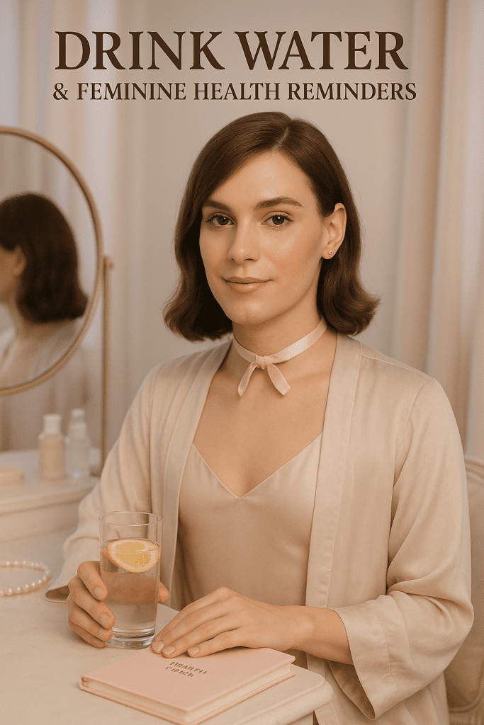 Drink Water & Feminine Health Reminders​