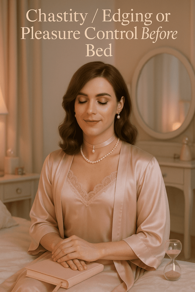 Chastity/Edging or Pleasure Control Before Bed