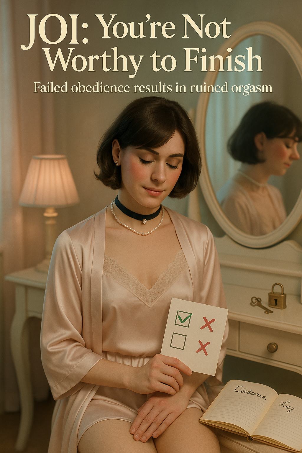 JOI: You’re Not Worthy to Finish – Failed obedience results in ruined orgasm