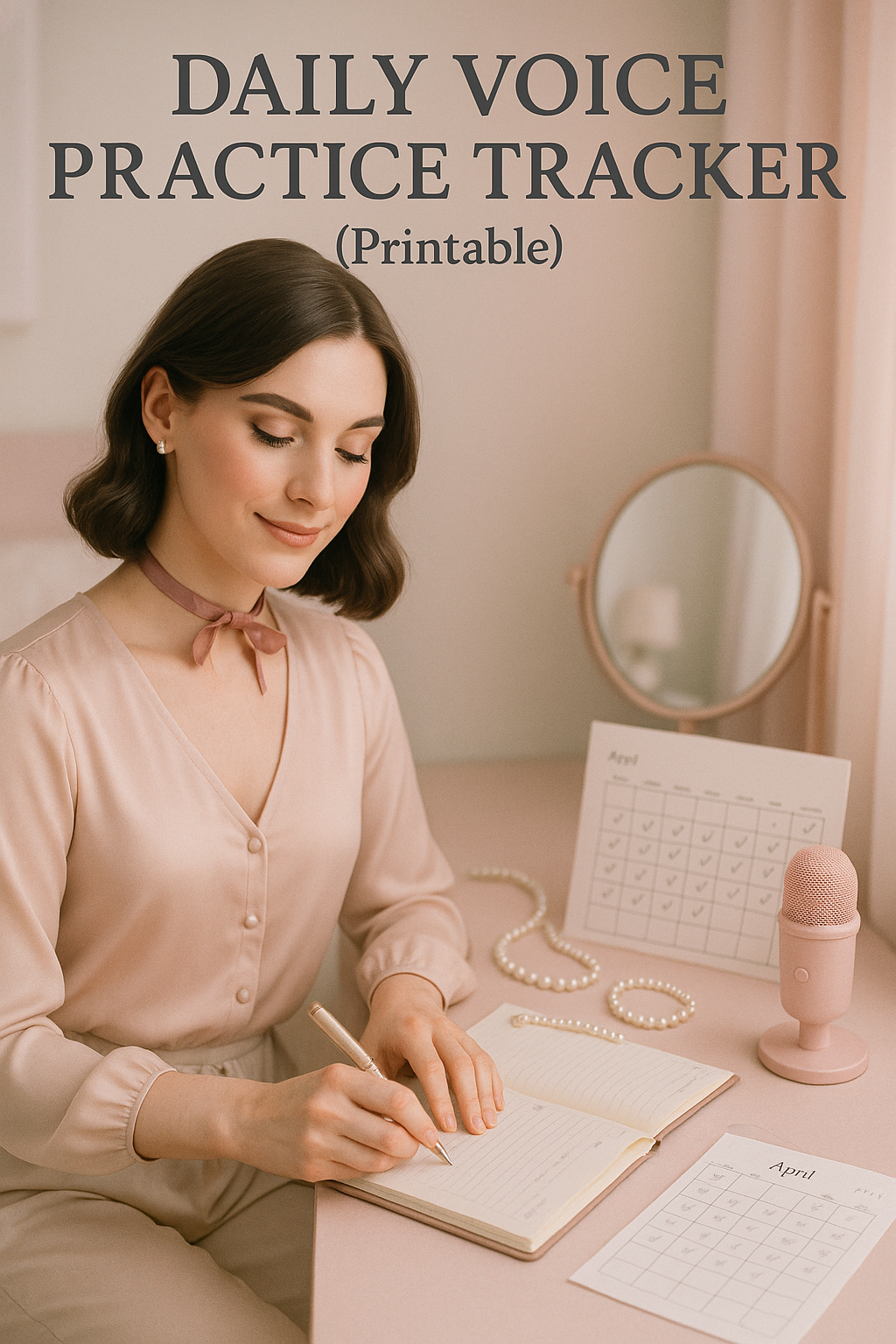 Daily Voice Practice Tracker (Printable)​