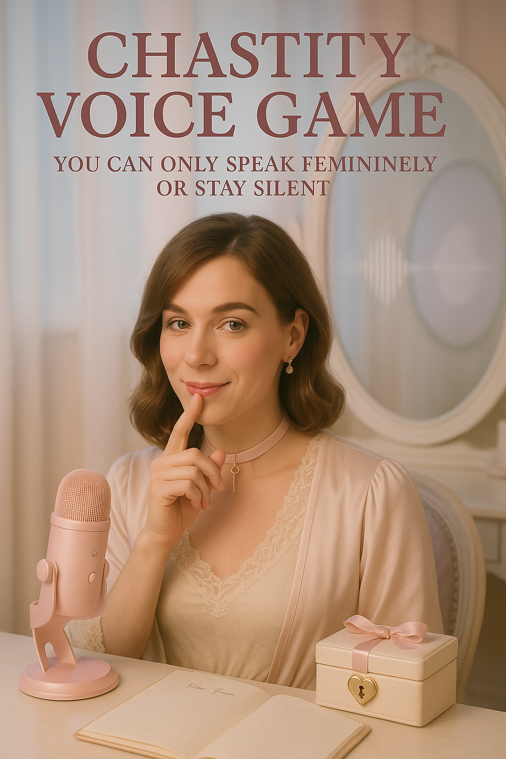 Chastity Voice Game – You Can Only Speak Femininely or Stay Silent​