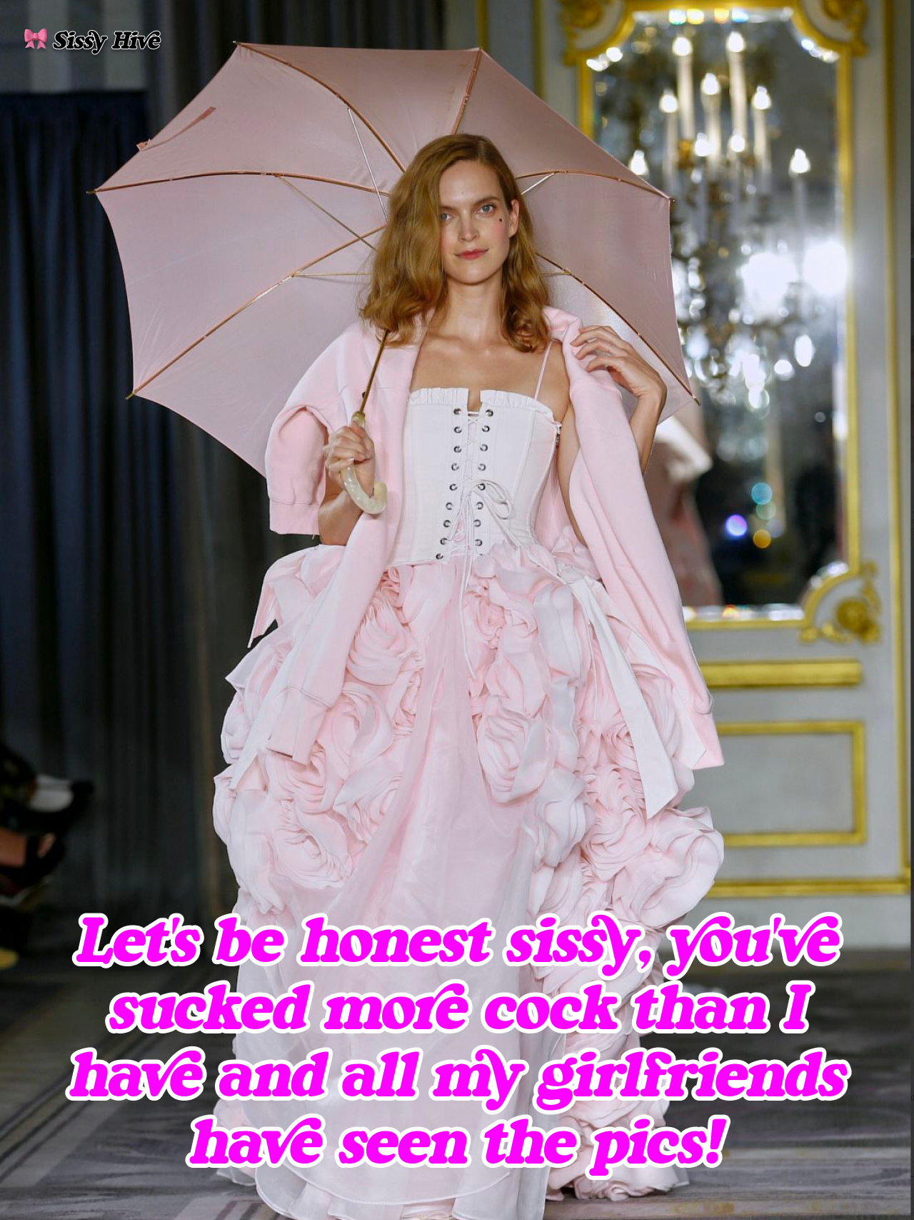 Top 10 Blackmail Sissy Captions for Naughty Fun - Sissy Hive