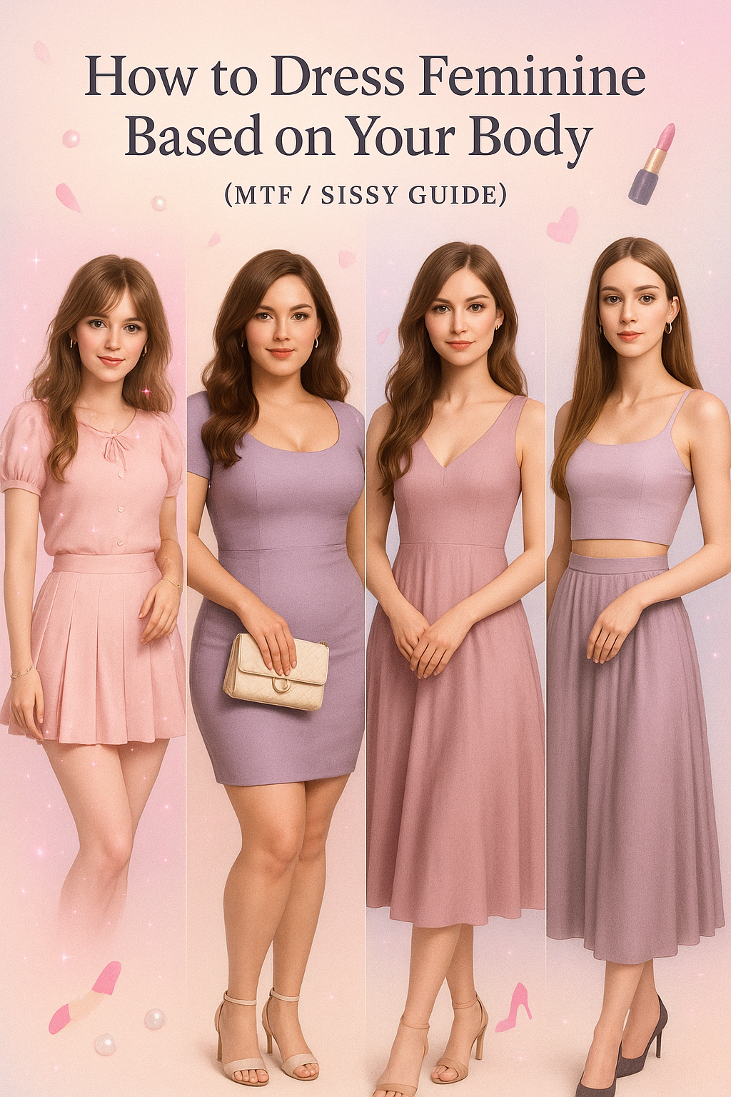 How to Dress Feminine Based on Your Body Type (MTF / Sissy Guide)​