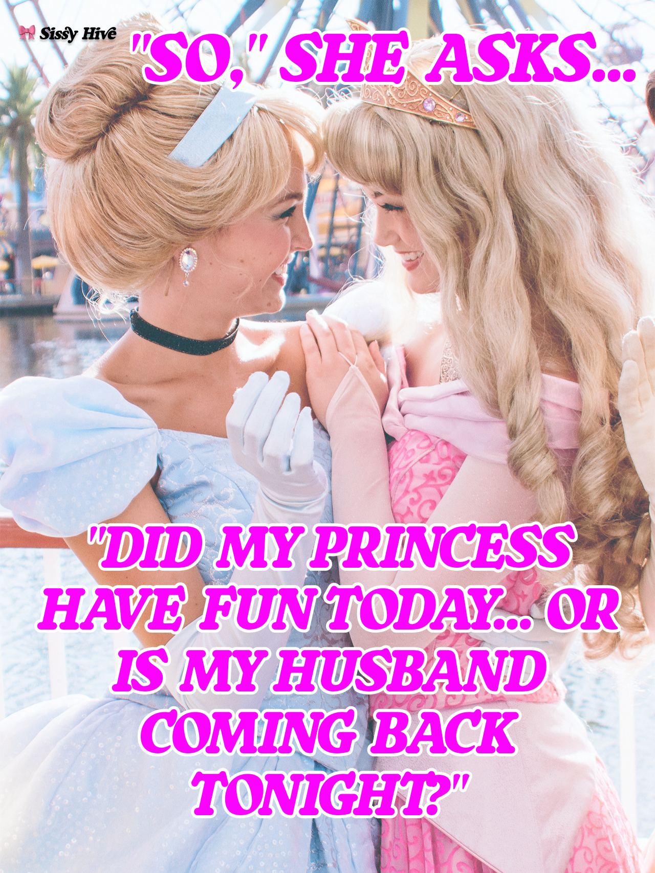 Lesbian Sissy Captions 9