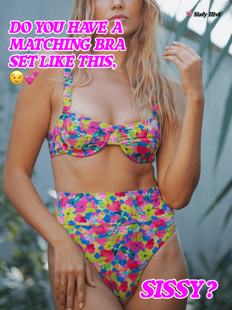 Sissy Bra Caption 2