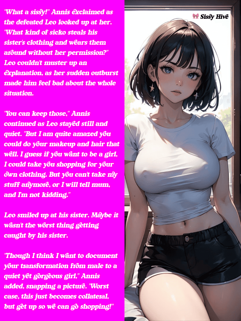 Sissy Caught Captions 8