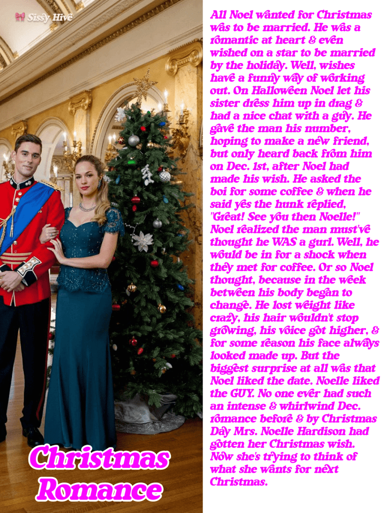 Sissy Christmas Captions 10
