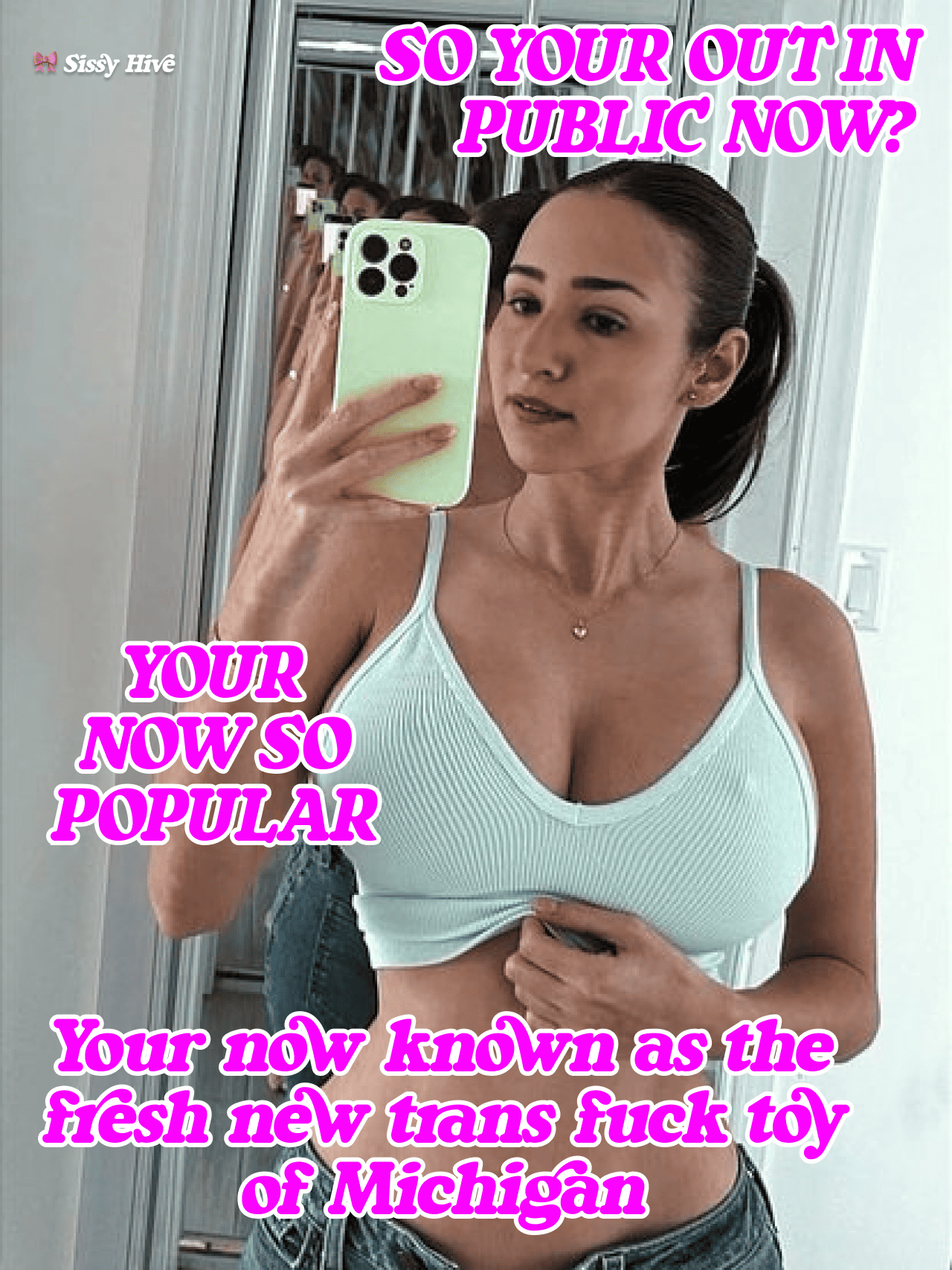 Sissy Humiliation Captions: Cute & Teasing Lines