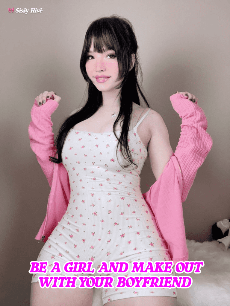 Sissy Kiss Caption 8