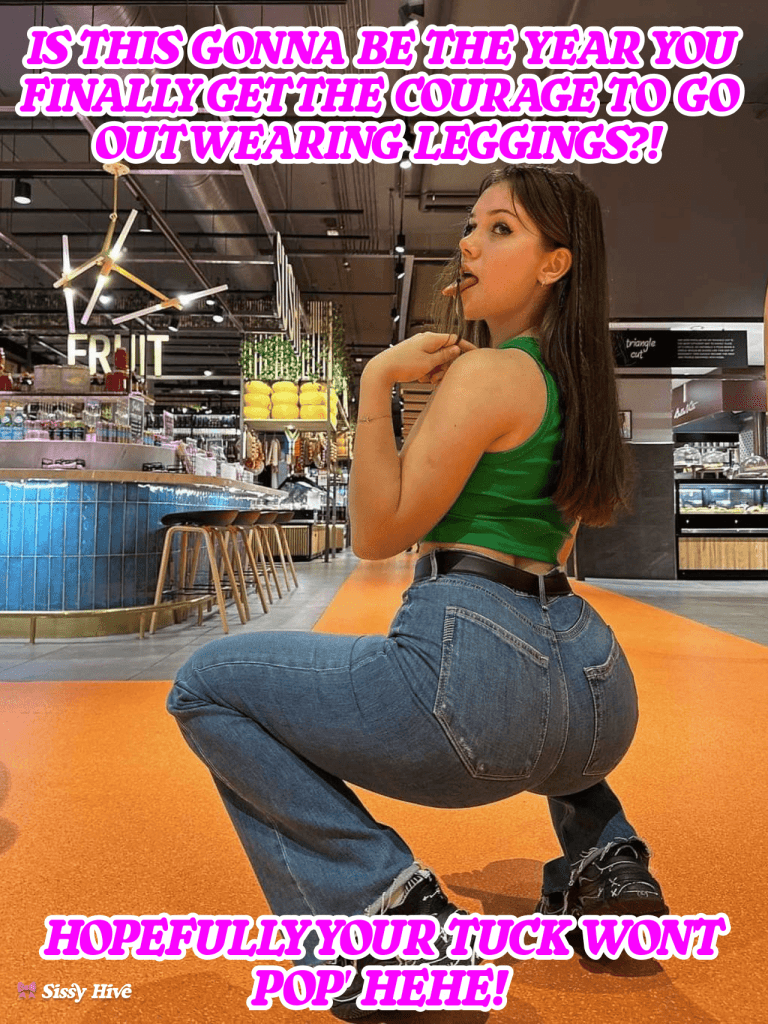 Sissy Leggings Caption 3