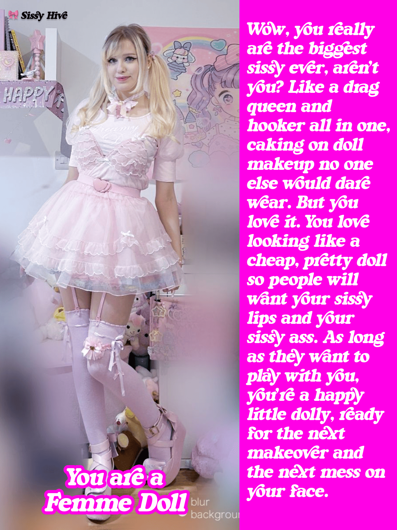 Sissy Makeover Captions 1