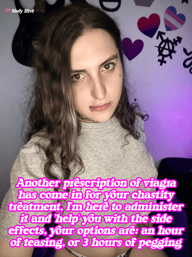Sissy Pegging Caption 4