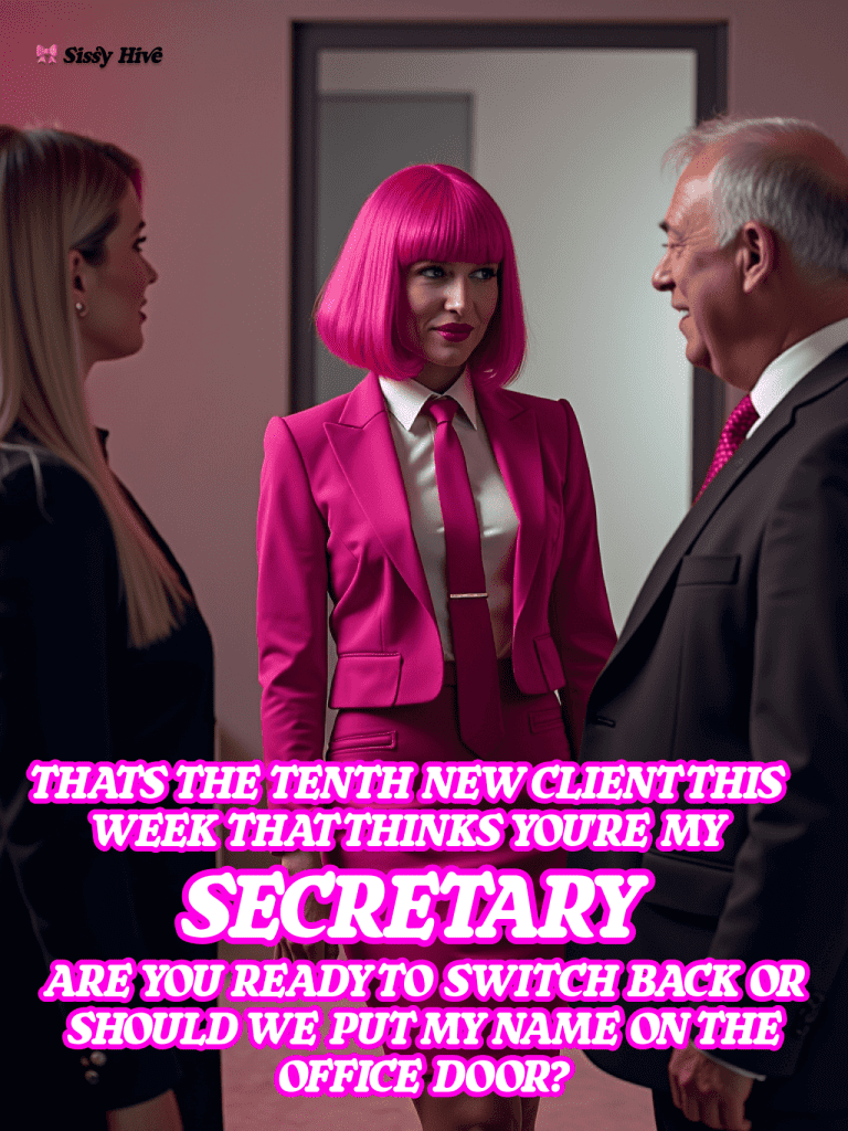 Sissy Secretary Caption 9