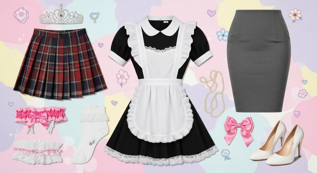 Outfit Inspiration by Sissy Identity: Maid, Brat & More -Why Outfits Define a Sissy Identity