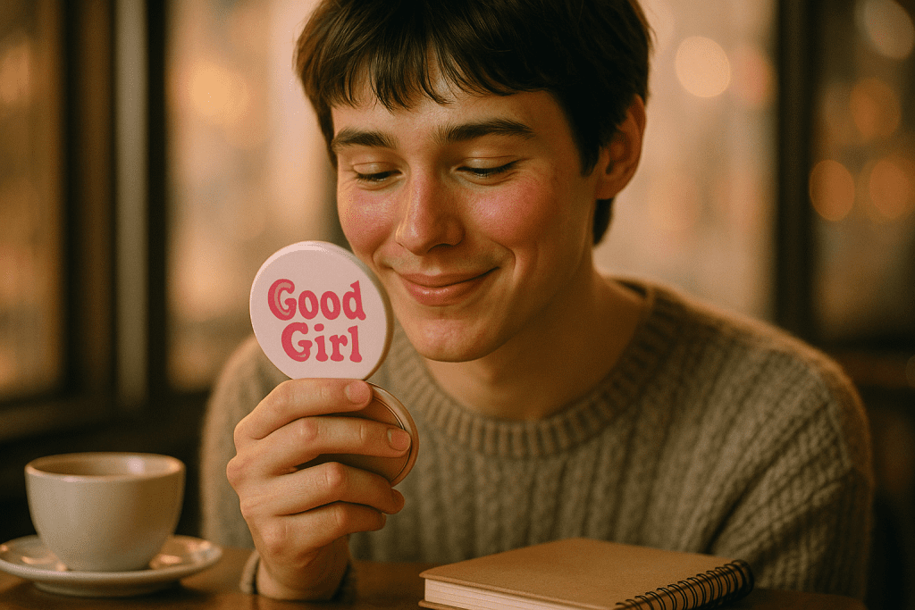 Carry a compact mirror labeled “Good Girl”