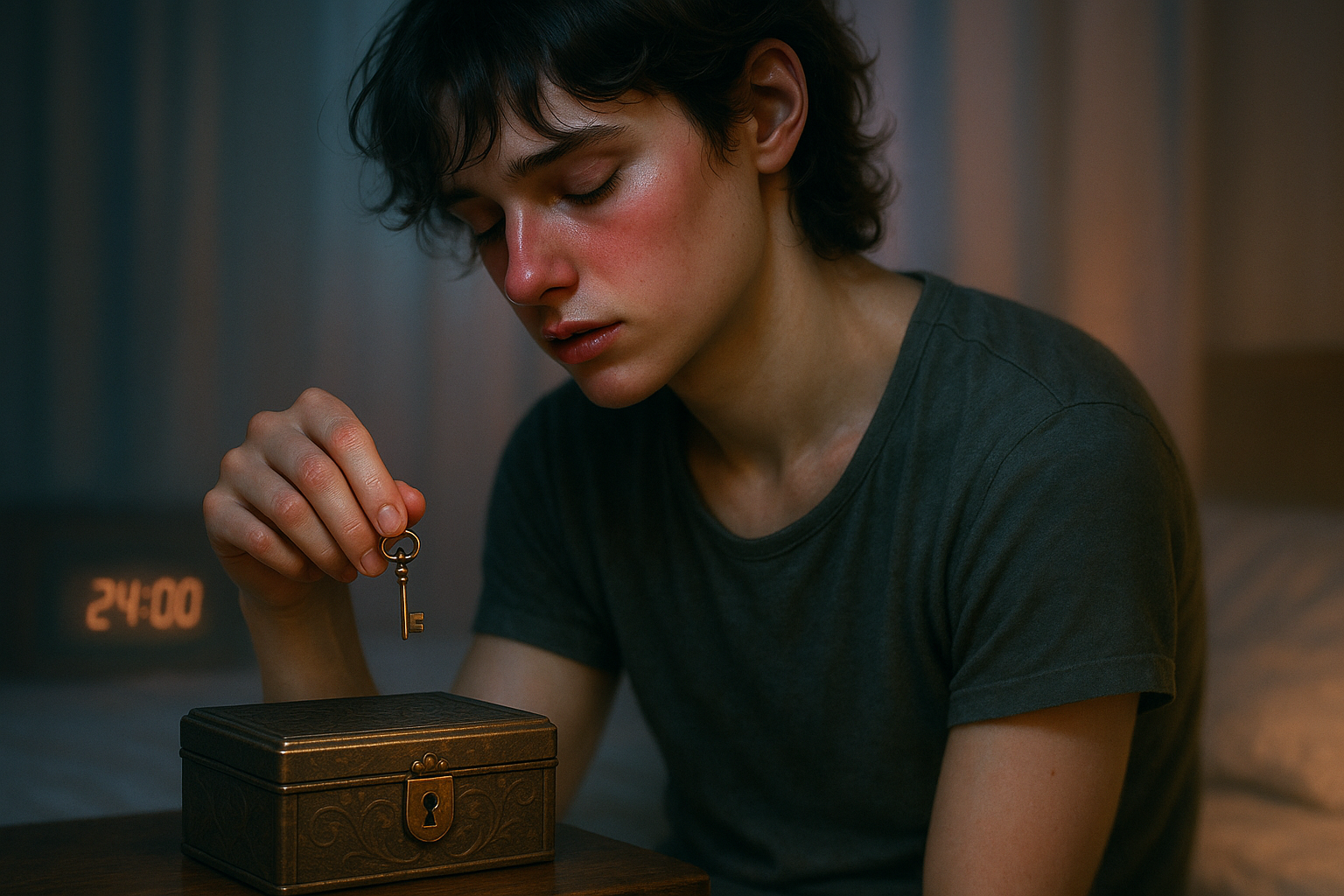 Lock yourself in chastity for 24h without a key