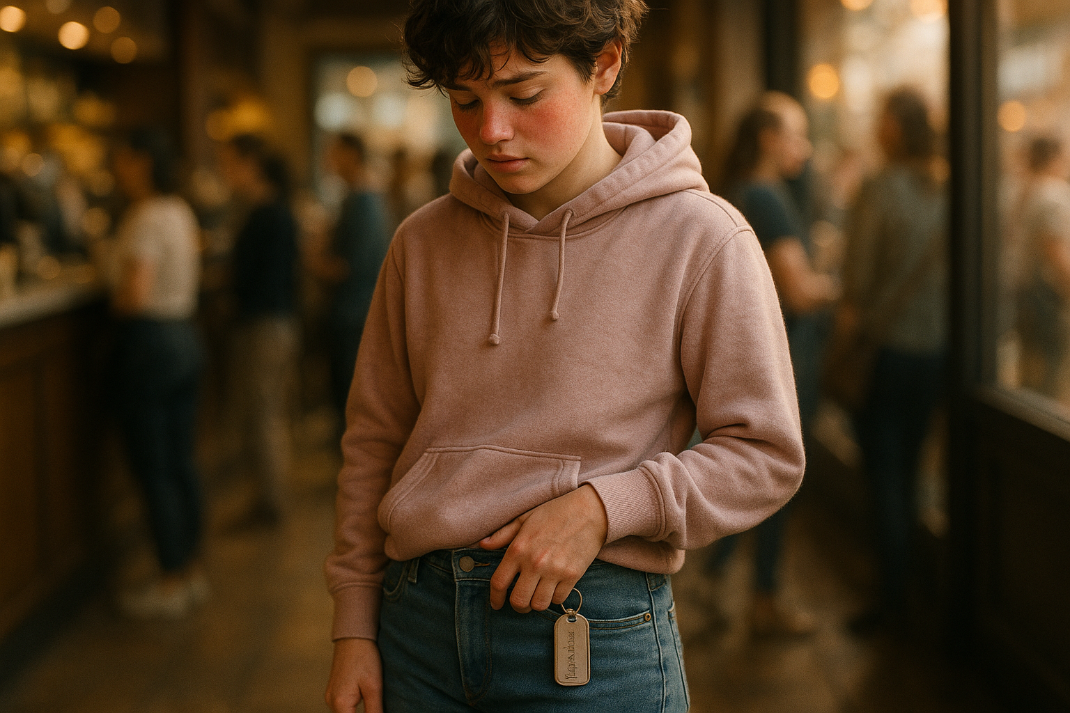 Place a tracking tag labeled “Property” on your belt