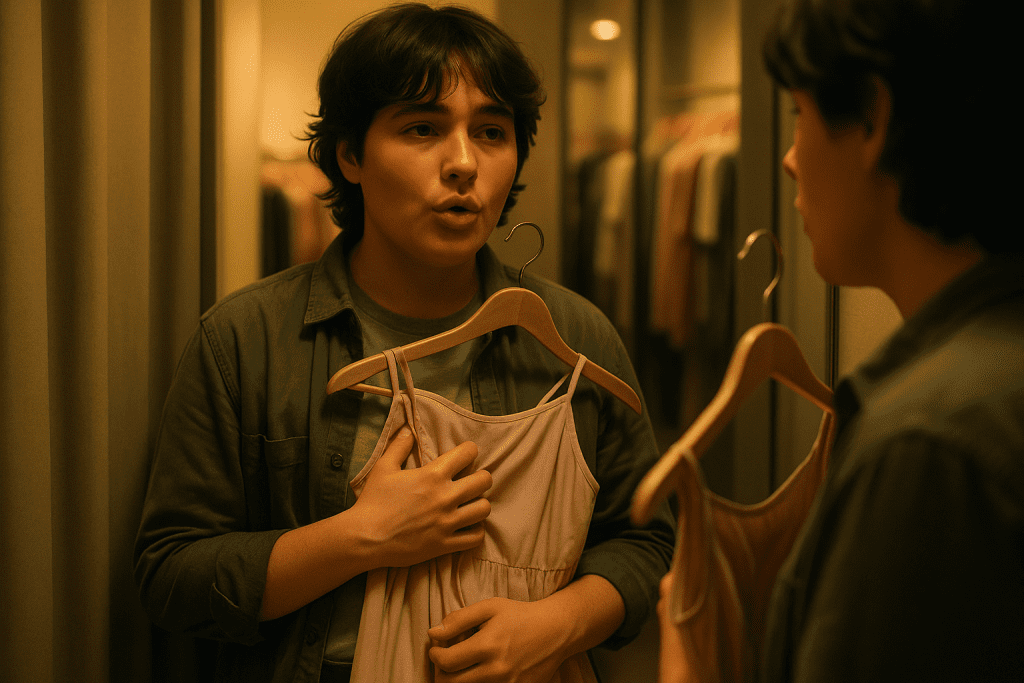 Moan quietly and count to 10 in a fitting room