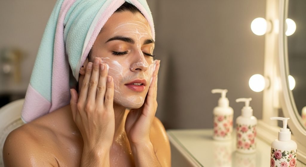 - Morning Beauty Routine (Shaving, Skincare, Perfume) - Step 2 – Skincare to Glow Like a Goddess