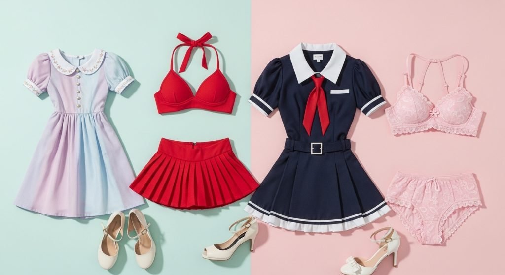 Sissy Outfit of the Day โ maid role feminization look