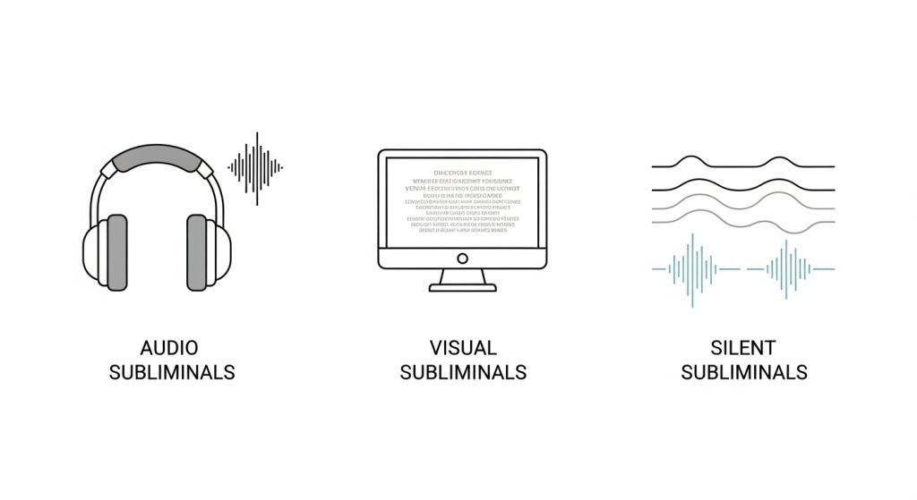 Types of Subliminals – Audio Layers, Visuals, Affirmations