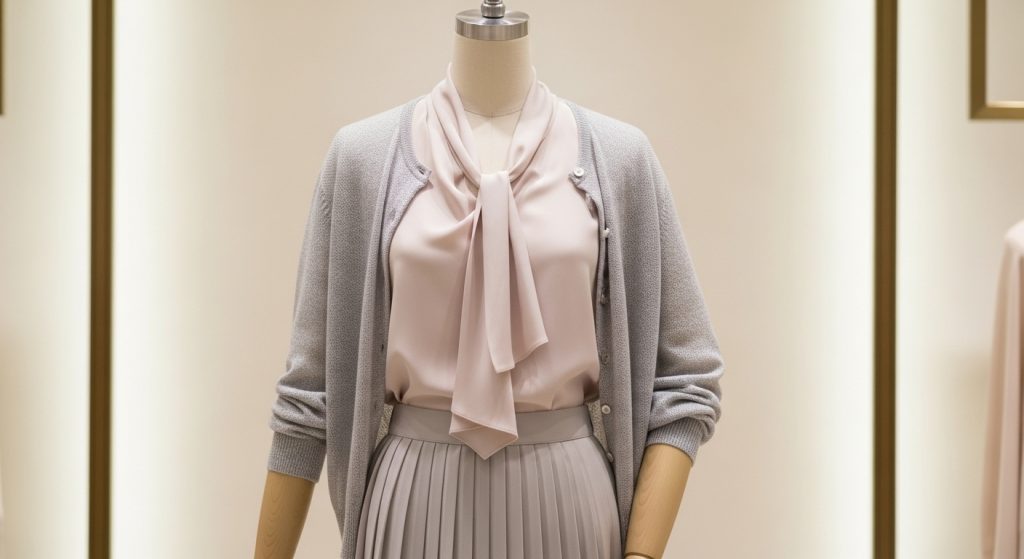 Layering Guide: Feminine Looks for All Seasons-Mid-Layers: Dresses, Skirts, and Blouses