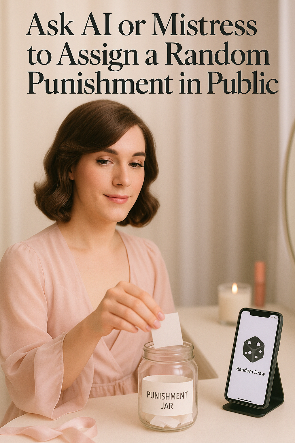 Ask AI or Mistress to Assign a Random Punishment in Public