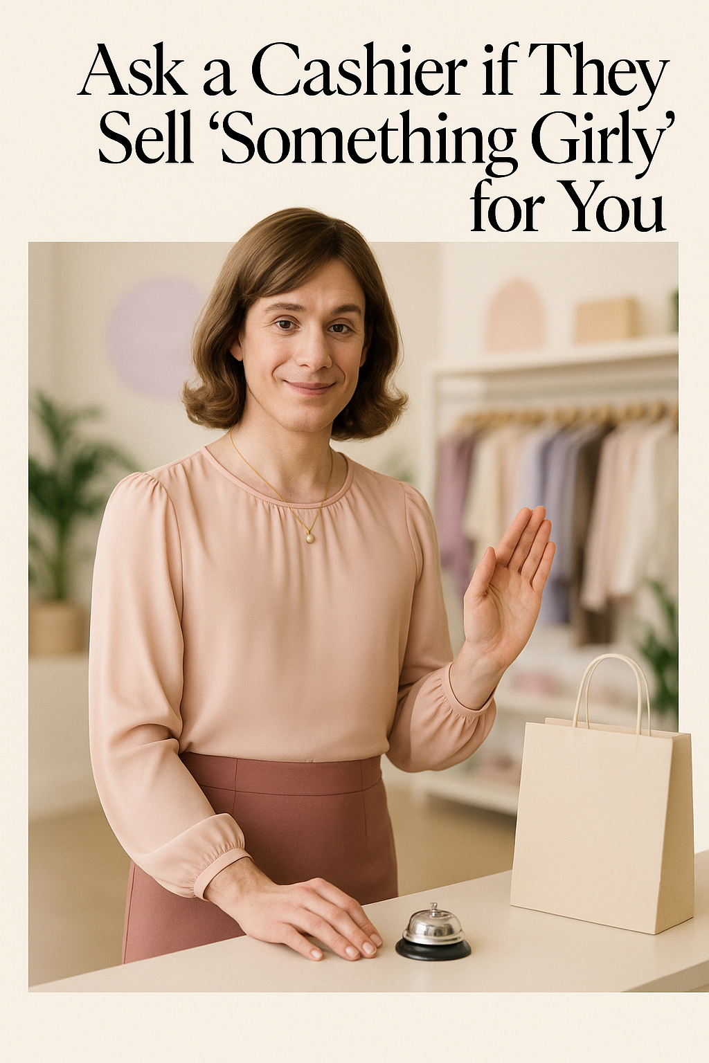 Ask a Cashier if They Sell “Something Girly” for You