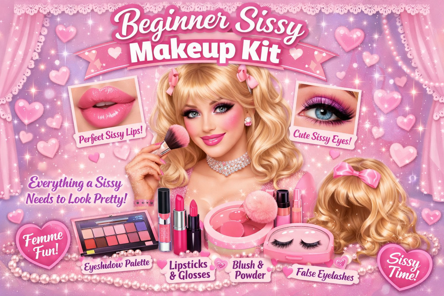 Beginner Sissy Makeup Kit